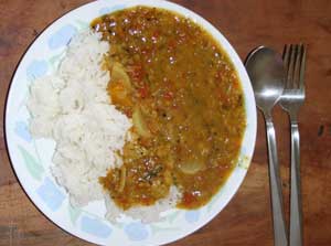 おいしいサンバル野菜カレーの作り方・簡単レシピ