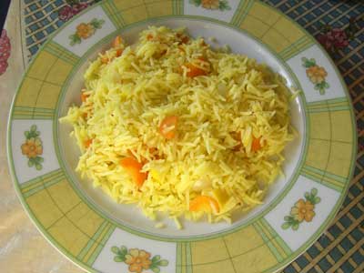 サフランライス・レシピ