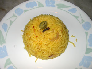 サフランライス・レシピ